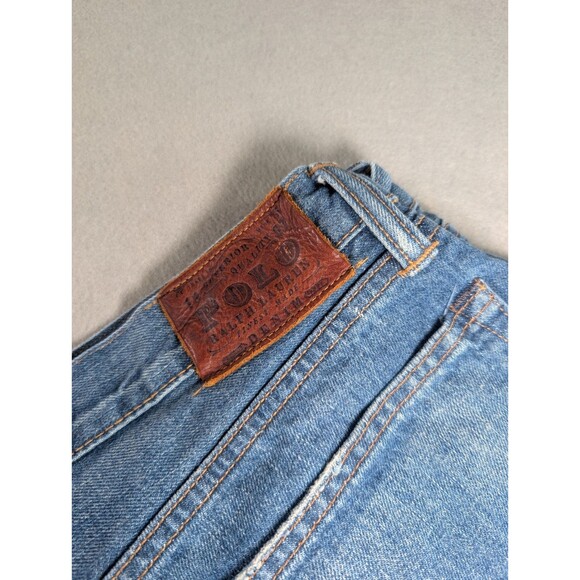 Polo Ralph Lauren 867 Classic Fit Blue Jeans Mens 36x30 Straight Leg - Picture 4 of 16